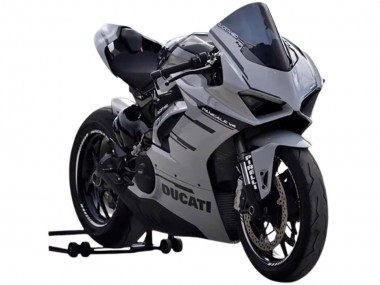 Meilleurs Carénages Moto Ducati Panigale V4 V4S 2018-2019 - Gris Noir
