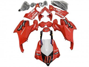 Meilleurs Carénages Moto Ducati Panigale V4 V4S 2020-2021 - Rouge Noir Brillant Lenovo 117