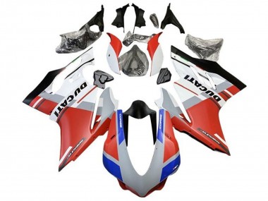 Meilleurs Carénages Moto Ducati 959/1299 2015-2020 - Blanc Rouge Bleu Noir Mat