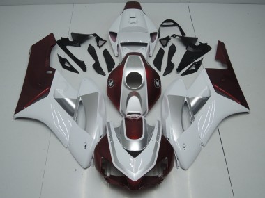 Meilleurs Carénages Moto Honda CBR1000RR 2006-2007 - Blanc Argent Noir Brillant