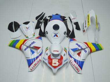 Meilleurs Carénages Moto Honda CBR1000RR 2008-2011 - Blanc Bleu Rouge ValvoDoubler Roue Chromatique