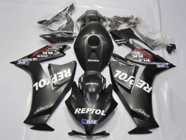 Meilleurs Carénages Moto Honda CBR1000RR 2012-2016 - Noir Mat Blanc Repsol