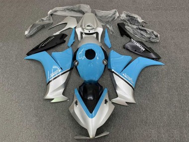 Meilleurs Carénages Moto Honda CBR1000RR 2012-2016 - Bleu Clair Argent Noir