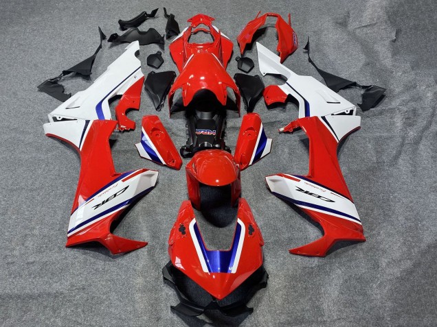 Carénages Moto Honda CBR1000RR 2017-2024 - Blanc Rouge Bleu
