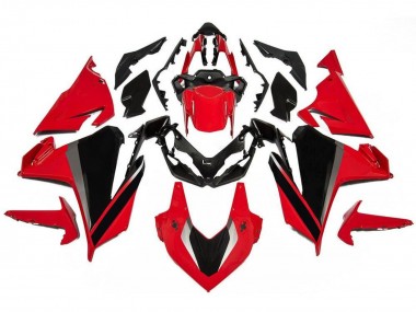 Meilleurs Carénages Moto Honda CBR500R 2019-2021 - Rouge Gris Noir