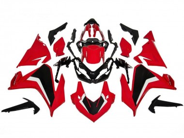Meilleurs Kits Carénage Moto ABS Honda CBR500R 2019-2021 - Rouge Blanc Noir