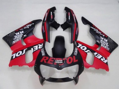 Meilleurs Carénages Moto Honda CBR900RR 893 1994-1995 - Rouge Noir Mat Blanc Repsol