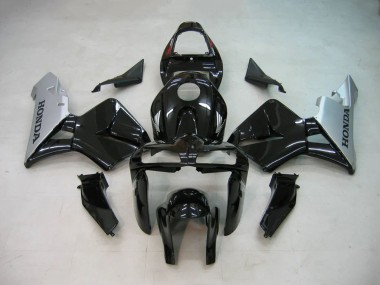 Meilleurs Carénages Moto Honda CBR600RR 2005-2006 - Noir Argent