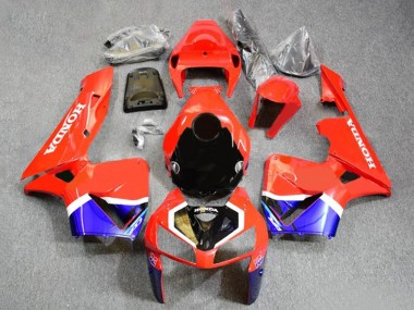 Meilleurs Carénages Moto Honda CBR600RR 2005-2006 - Rouge Noir Bleu Blanc