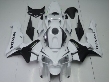 Meilleurs Carénages Moto Honda CBR600RR 2005-2006 - Blanc Noir Argent Vert