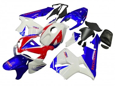 Meilleurs Carénages Moto Honda CBR600RR 2005-2006 - Blanc Rouge Bleu HRC