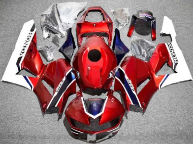 Meilleurs Carénages Moto Honda CBR600RR 2013-2023 - Blanc Rouge Bleu