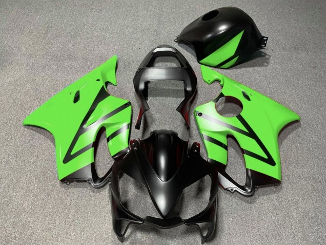 Carénages Moto Honda CBR600 F4i 2001-2003 - Vert Noir Mat