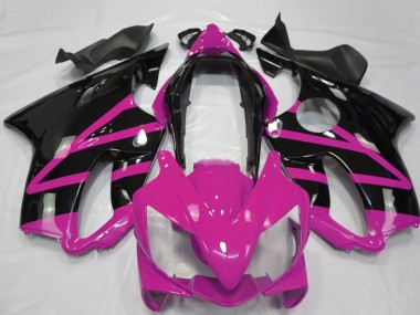 Meilleurs Carénage Moto Honda CBR600 F4i 2004-2007 - Rose Noir Brillant