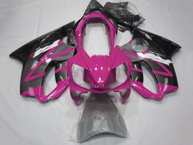 Meilleurs Carénages Moto Honda CBR600 F4i 2004-2007 - Rose Gris Noir Brillant