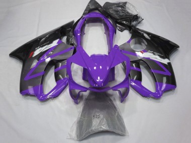 Meilleurs Carénages Moto Honda CBR600 F4i 2004-2007 - Violet Gris Noir Brillant