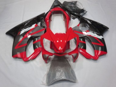 Meilleurs Carénages Moto Honda CBR600 F4i 2004-2007 - Rouge Gris Noir Brillant