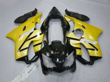 Meilleurs Carénages Moto Honda CBR600 F4i 2004-2007 - Jaune Noir Brillant