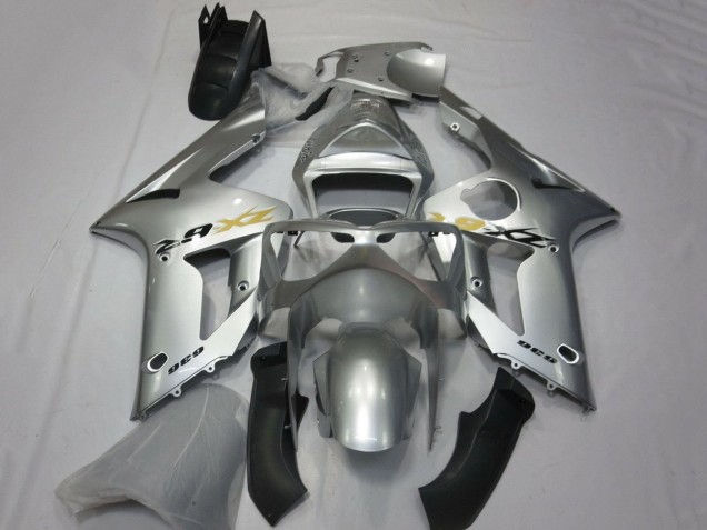 Carénage Moto Kawasaki ZX6R 2003-2004 - Argent