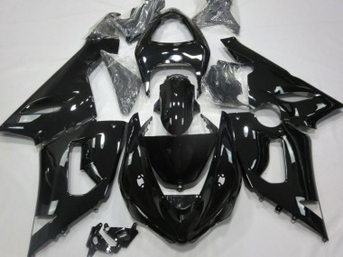 Meilleurs Carénages Moto Kawasaki ZX6R 2005-2006 - Noir Brillant