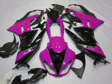 Meilleurs Carénages Moto Kawasaki ZX6R 2007-2008 - Rose Noir