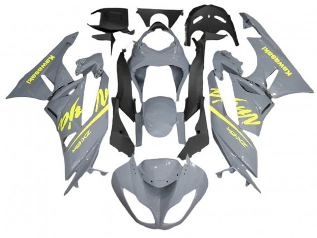 Carénages Moto Kawasaki ZX6R 2009-2012 - Nardo Gris Jaune