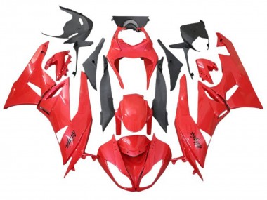 Meilleurs Carénages Moto Kawasaki ZX6R 2009-2012 - Rouge