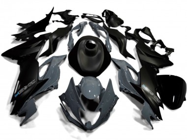 Meilleurs Carénages Moto Kawasaki ZX6R 2019-2022 - Noir Mat Nardo Gris