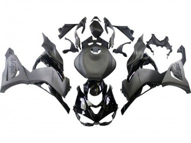 Meilleurs Carénages Moto Kawasaki ZX6R 2023-2025 - Noir Mat Gris Mat Noir Brillant