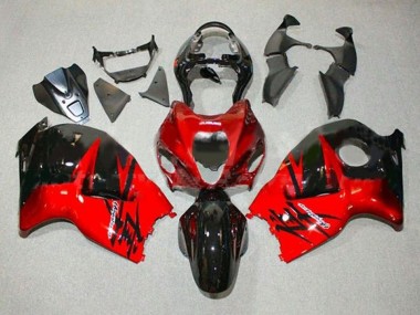 Meilleurs Carénages Moto Suzuki GSXR1000 1996-2007 - Rouge Noir Brillant
