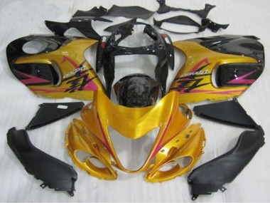 Meilleurs Carénages Moto Suzuki GSXR1000 1996-2007 - Or Noir Rose