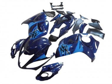 Meilleurs Carénages Moto Suzuki GSXR 1300 Hayabusa 2008-2020 - Bleu Foncé Bleu Clair