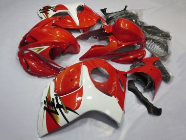 Meilleurs Carénages Moto Suzuki GSXR 1300 Hayabusa 2008-2020 - Rouge Blanc Noir Décalque