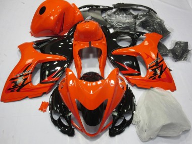 Meilleurs Carénages Moto Suzuki GSXR 1300 Hayabusa 2008-2020 - Orange Noir