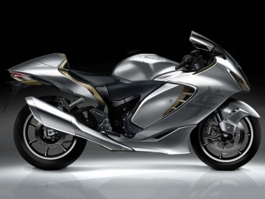 Meilleurs Carénages Moto Suzuki GSXR 1300 Hayabusa 2021-2025 - Argent