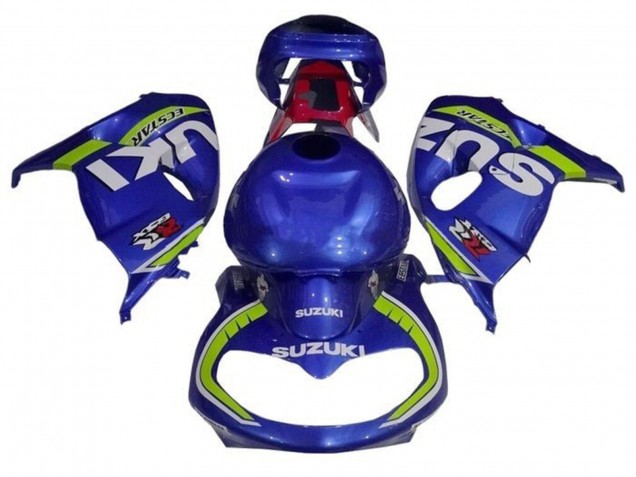 Carénages Moto Suzuki TL1000R 1998-2003 - Bleu Blanc Jaune Néon