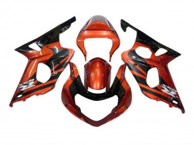 Meilleurs Carénages Moto Suzuki GSXR1000 2000-2002 - Orange Noir