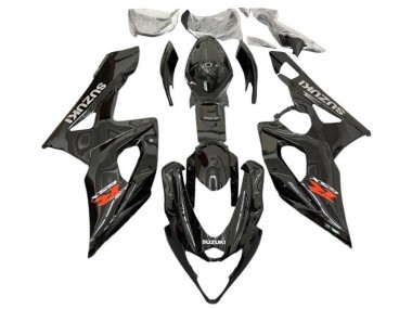 Meilleurs Carénages Moto Suzuki GSXR 1000 2005-2006 - Noir Brillant Rouge Gris