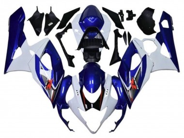 Meilleurs Carénages Moto Suzuki GSXR 1000 2005-2006 - Blanc Bleu Rouge