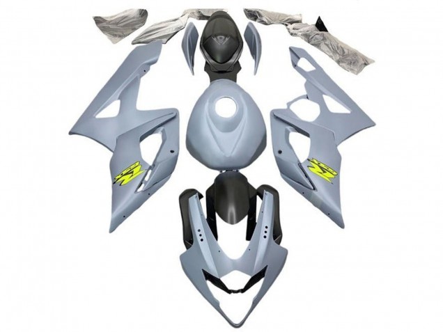 Carénages Moto Suzuki GSXR 1000 2005-2006 - Gris Mat Noir Jaune