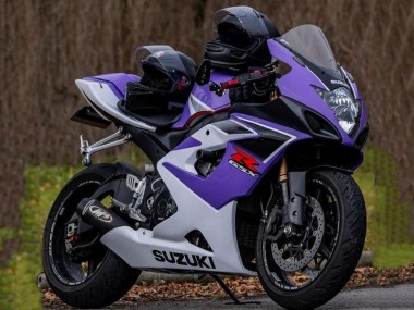Meilleurs Carénages Moto Suzuki GSXR 1000 2005-2006 - Violet Blanc