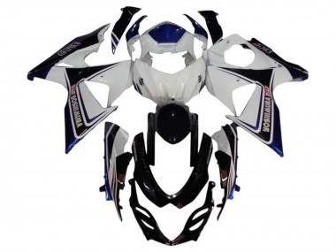 Meilleurs Carénage Moto Suzuki GSXR 1000 2009-2016 - Blanc Bleu Noir Yoshimura