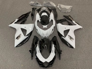 Meilleurs Carénage Moto Suzuki GSXR 1000 2009-2016 - Blanc Noir