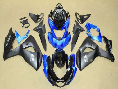 Meilleurs Carénages Moto Suzuki GSXR 1000 2009-2016 - Noir Mat Bleu Noir Brillant Gris