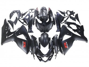 Meilleurs Carénages Moto Suzuki GSXR 1000 2009-2016 - Noir Mat Rouge Blanc