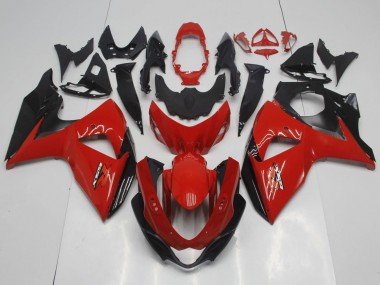 Meilleurs Carénage Moto Suzuki GSXR 1000 2009-2016 - Rouge Noir