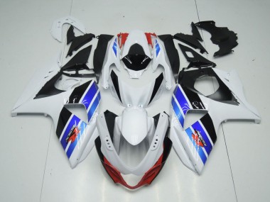 Meilleurs Carénages Moto Suzuki GSXR 1000 2009-2016 - Blanc Noir Bleu Rouge