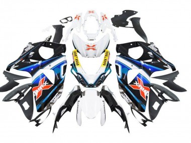 Meilleurs Carénages Moto Suzuki GSXR 1000 2009-2016 - Blanc Bleu Jaune Rouge Noir X