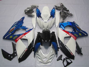 Meilleurs Carénages Moto Suzuki GSXR 1000 2009-2016 - Blanc Bleu Rouge Noir TaMobil