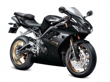 Meilleurs Kits Carénage Moto ABS Triumph Daytona 675 Triple 2006-2008 - Noir Brillant